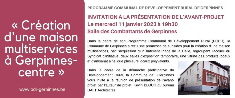 Invitation 110123 Maison multiservices