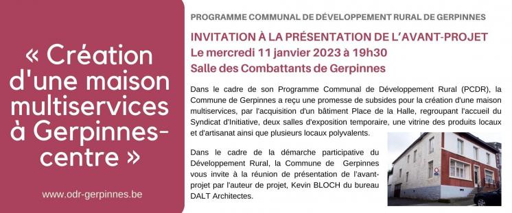 Invitation 110123 Maison multiservices